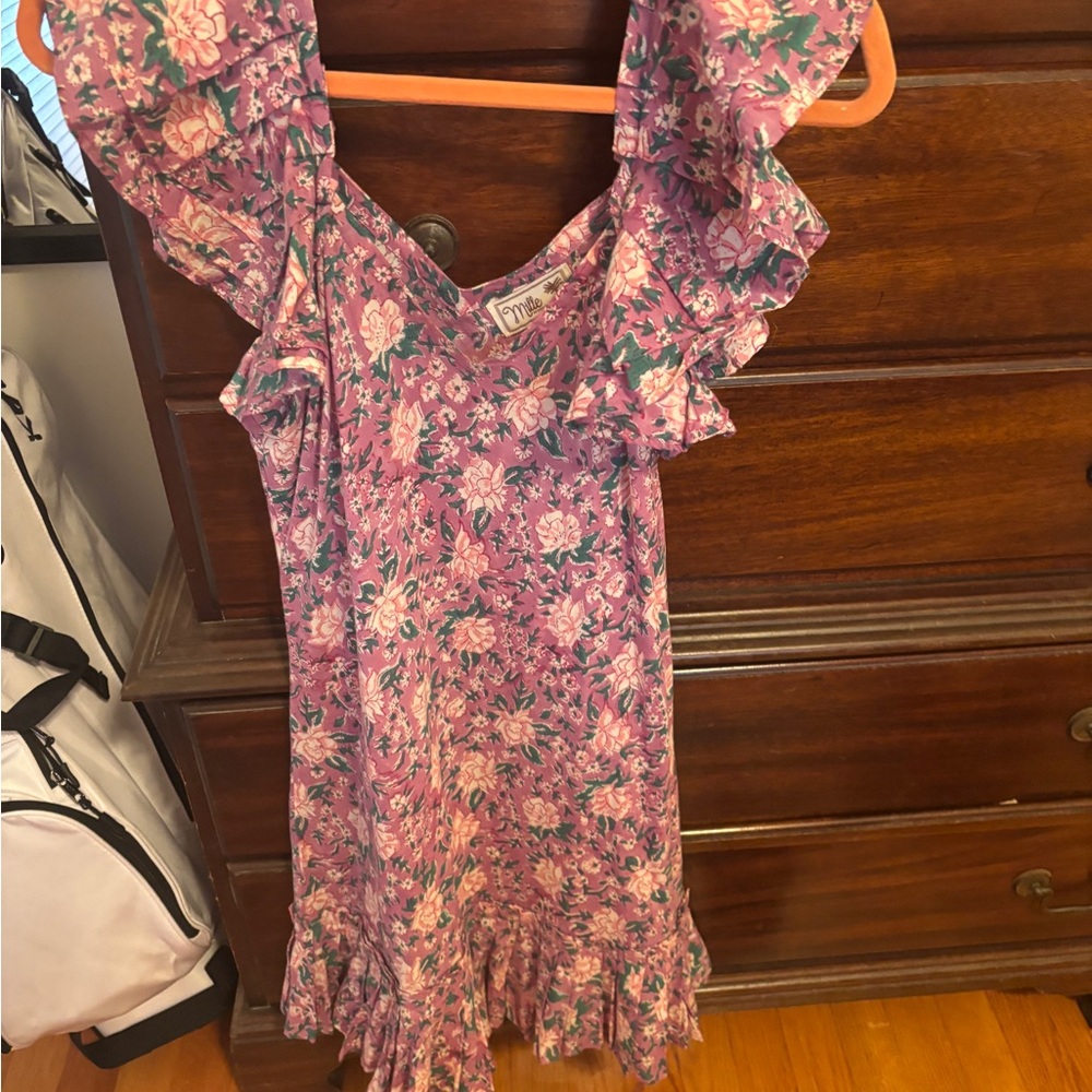 Floral Pink Mini Dress